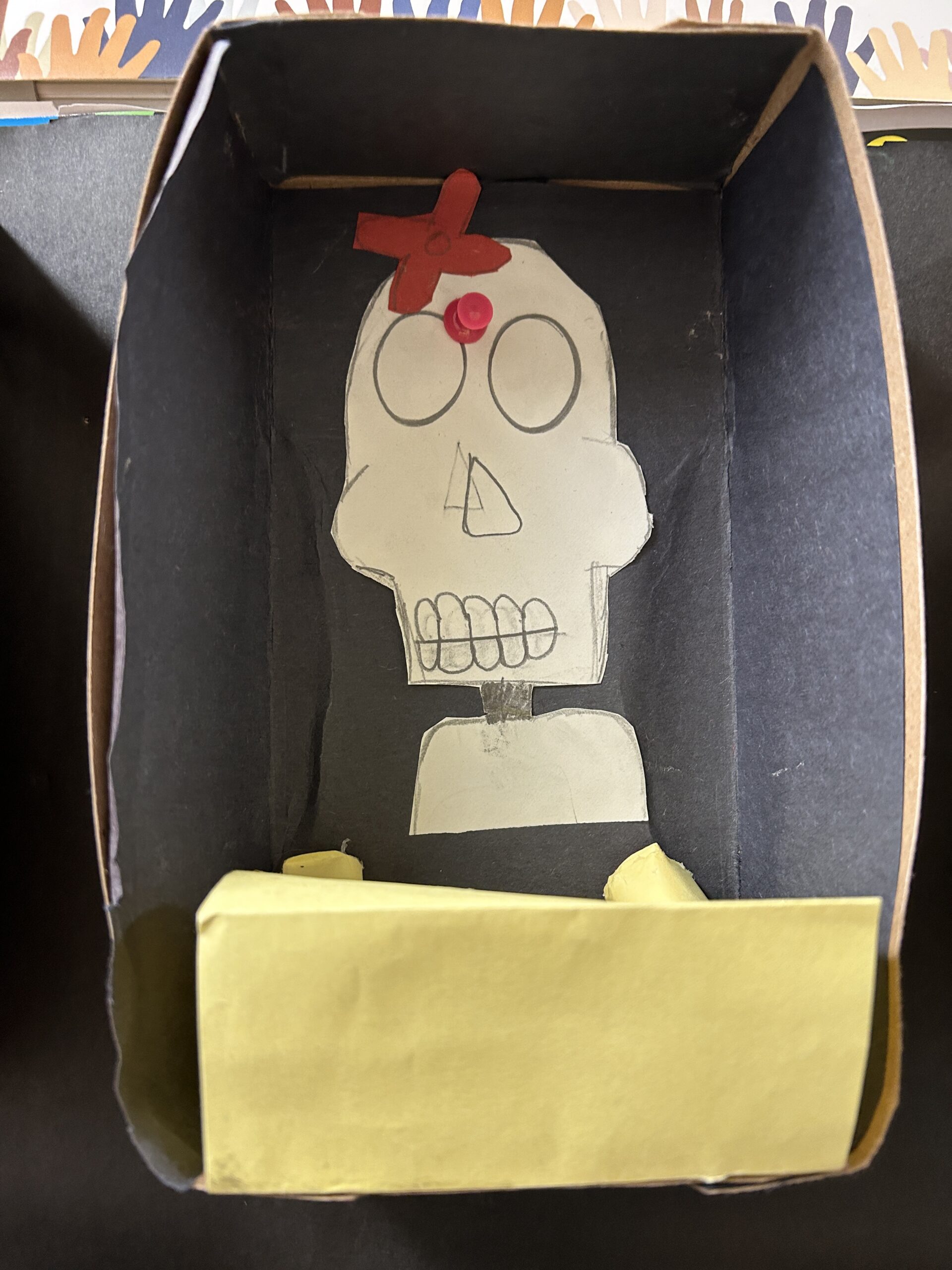 Day of the Dead Hispanic Heritage student art work