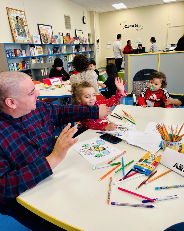 Saturday library day at Key