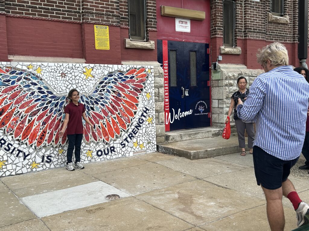Fleisher Art mural reveal