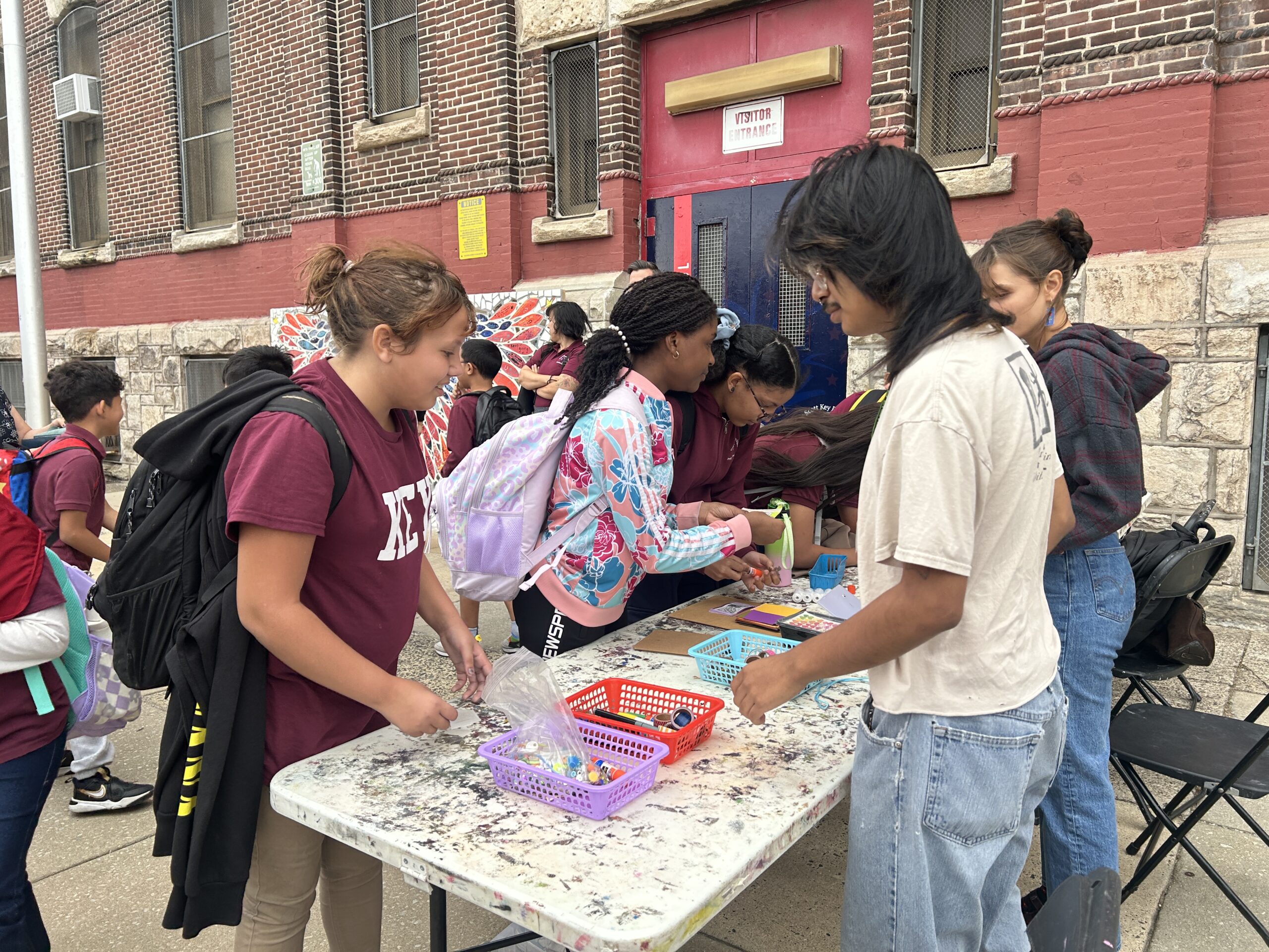 Fleisher Art mural reveal