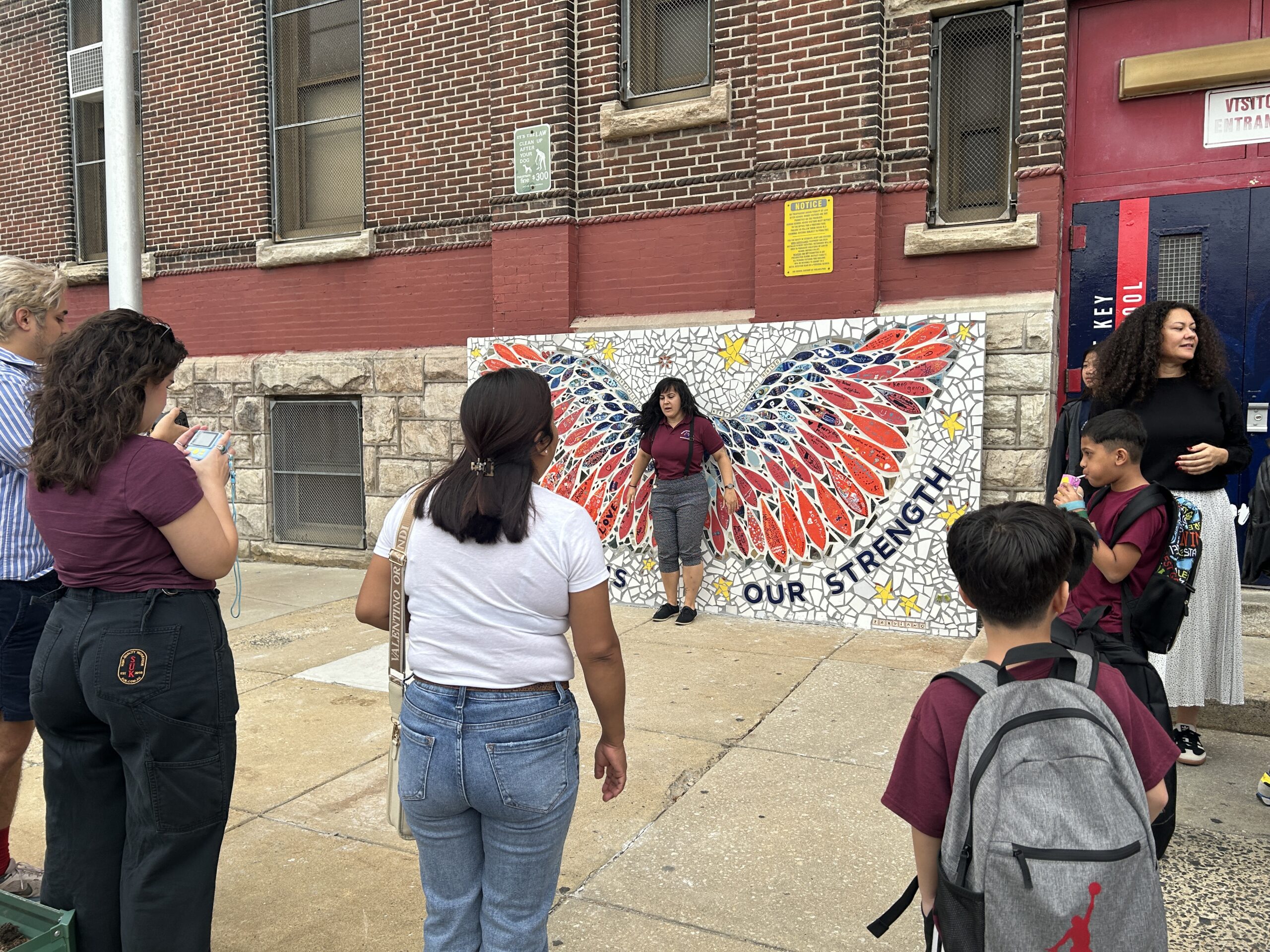 Fleisher Art mural reveal