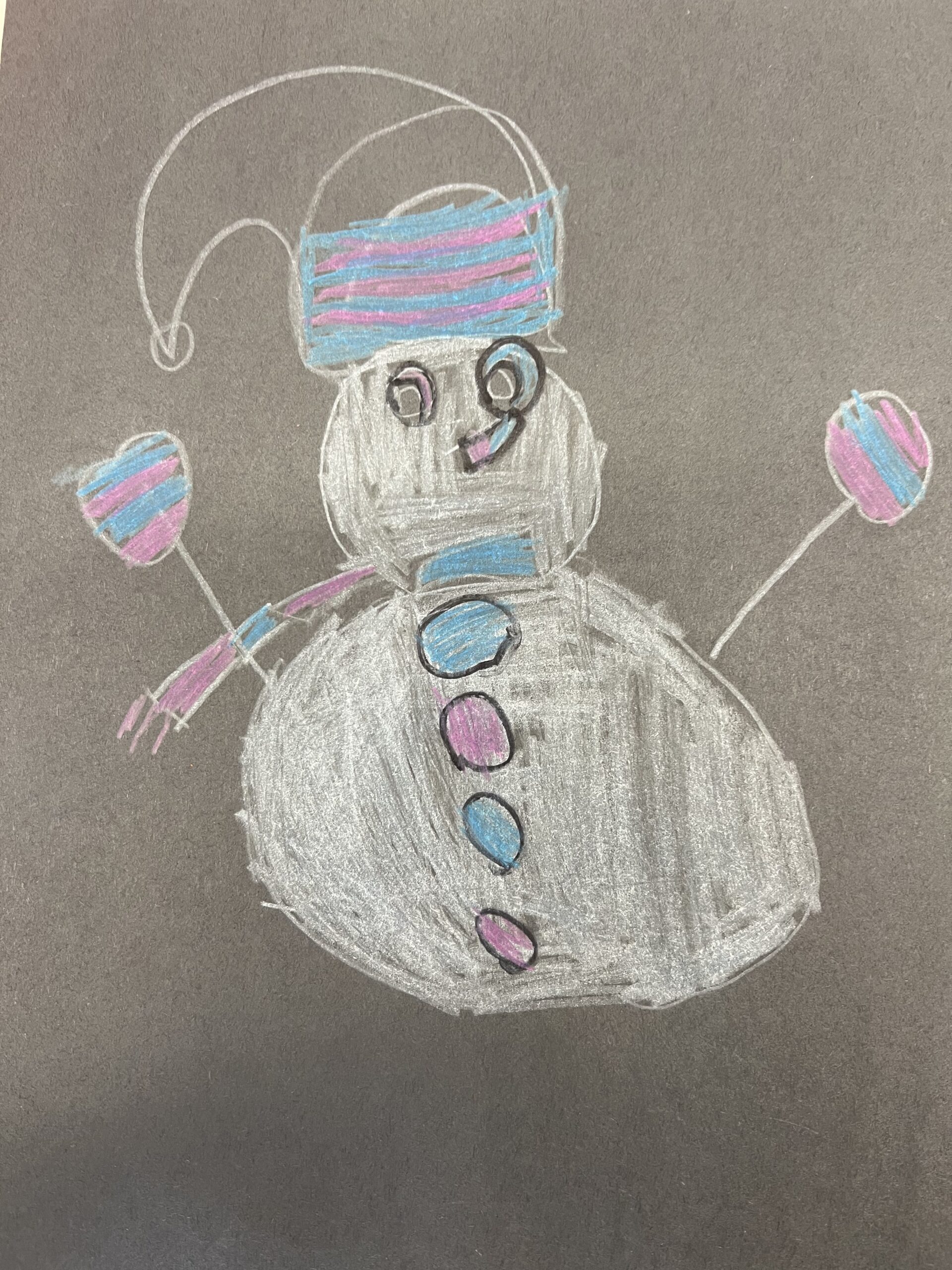 art class snowpeople 2025