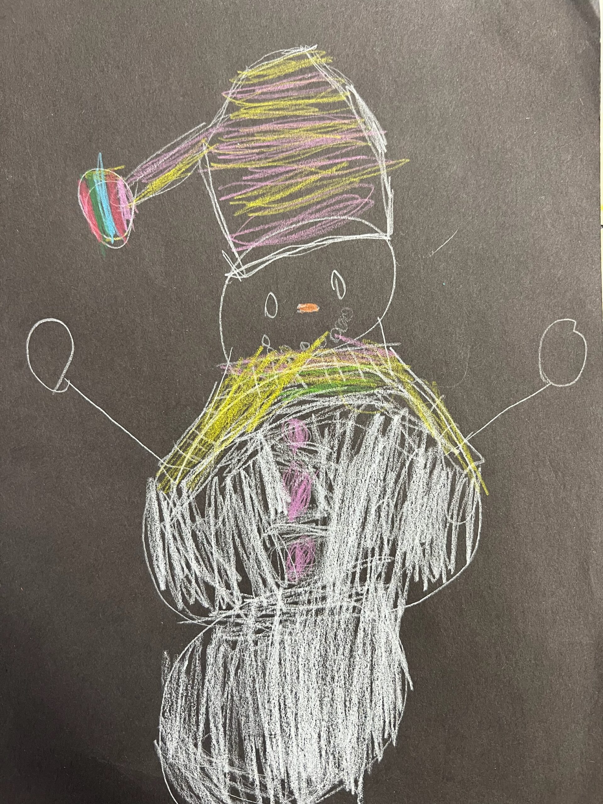 art class snowpeople 2025