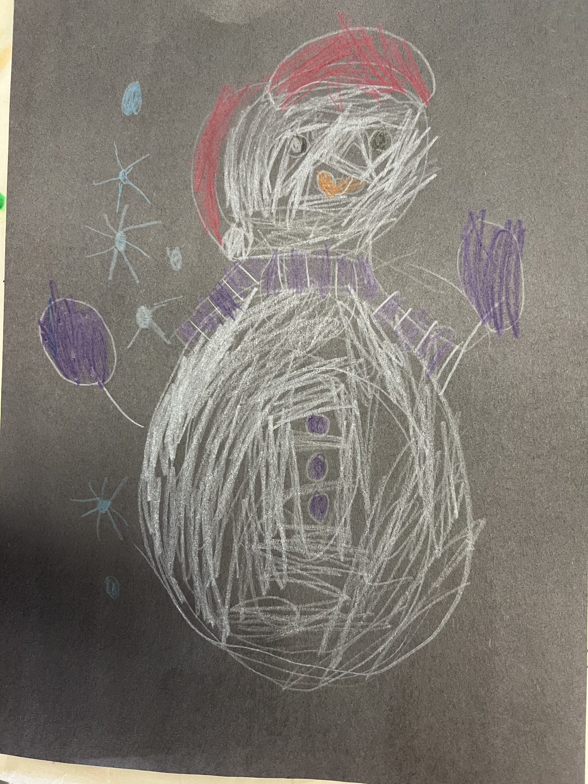 art class snowpeople 2025