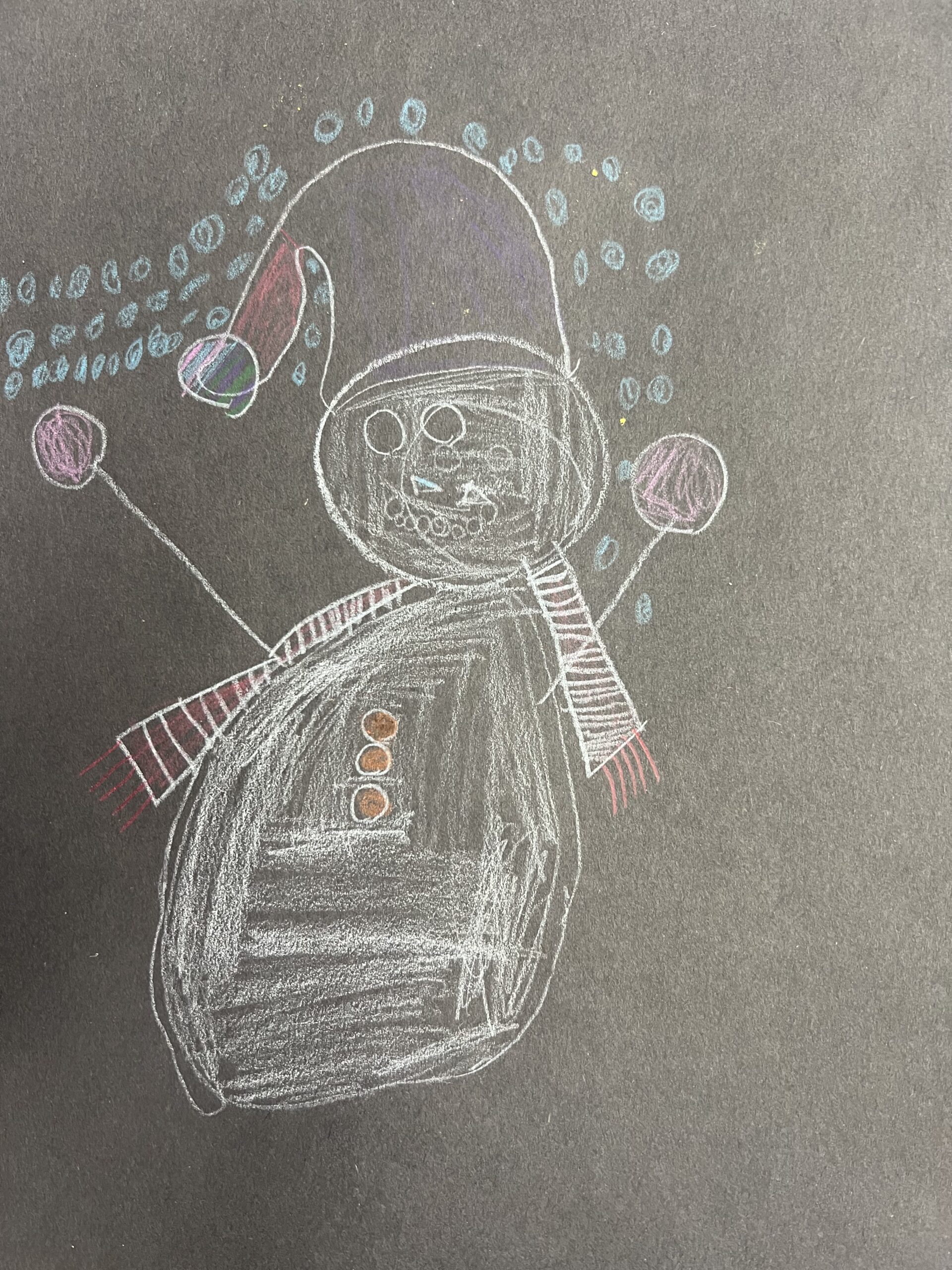 art class snowpeople 2025