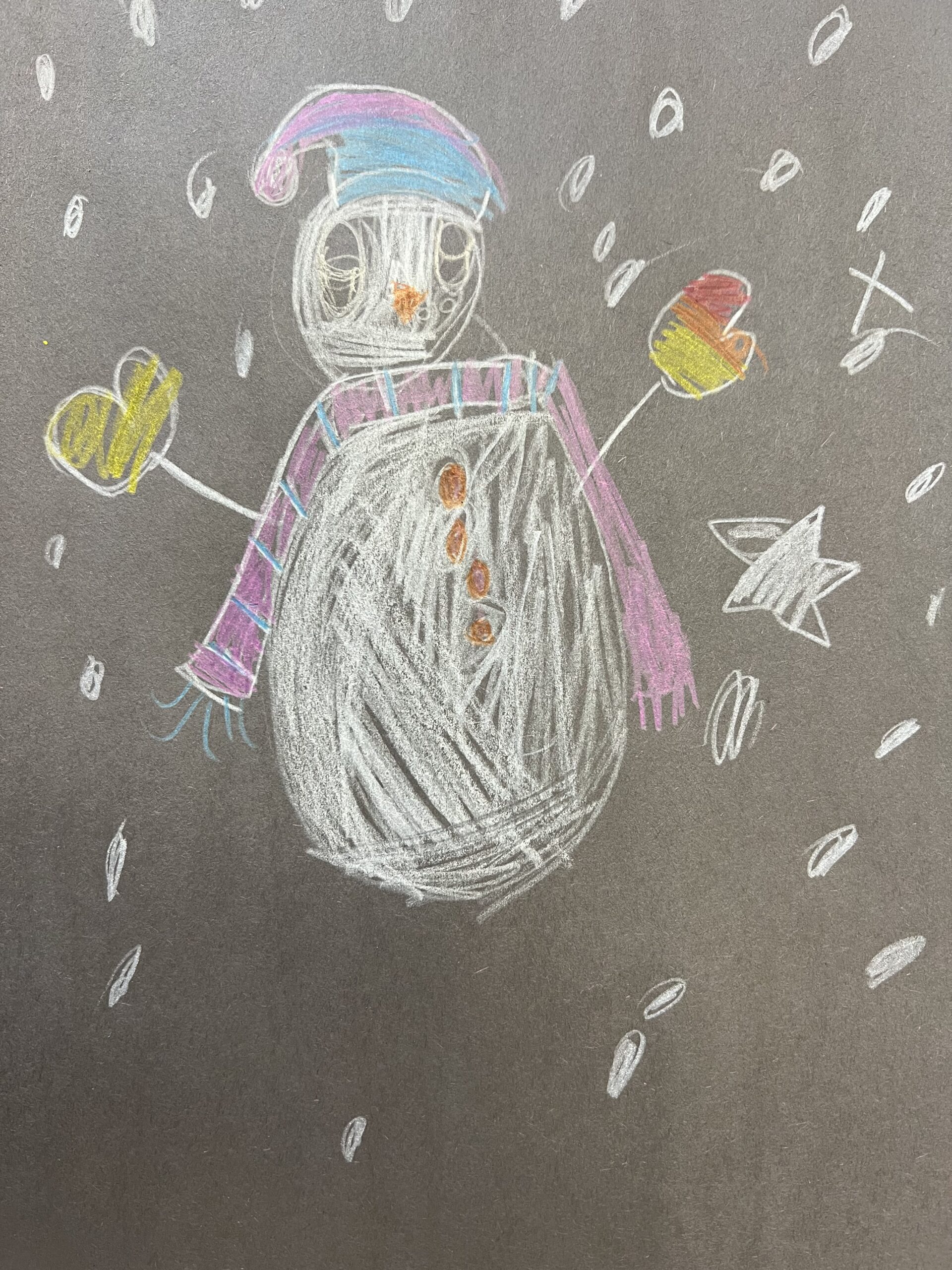 art class snowpeople 2025