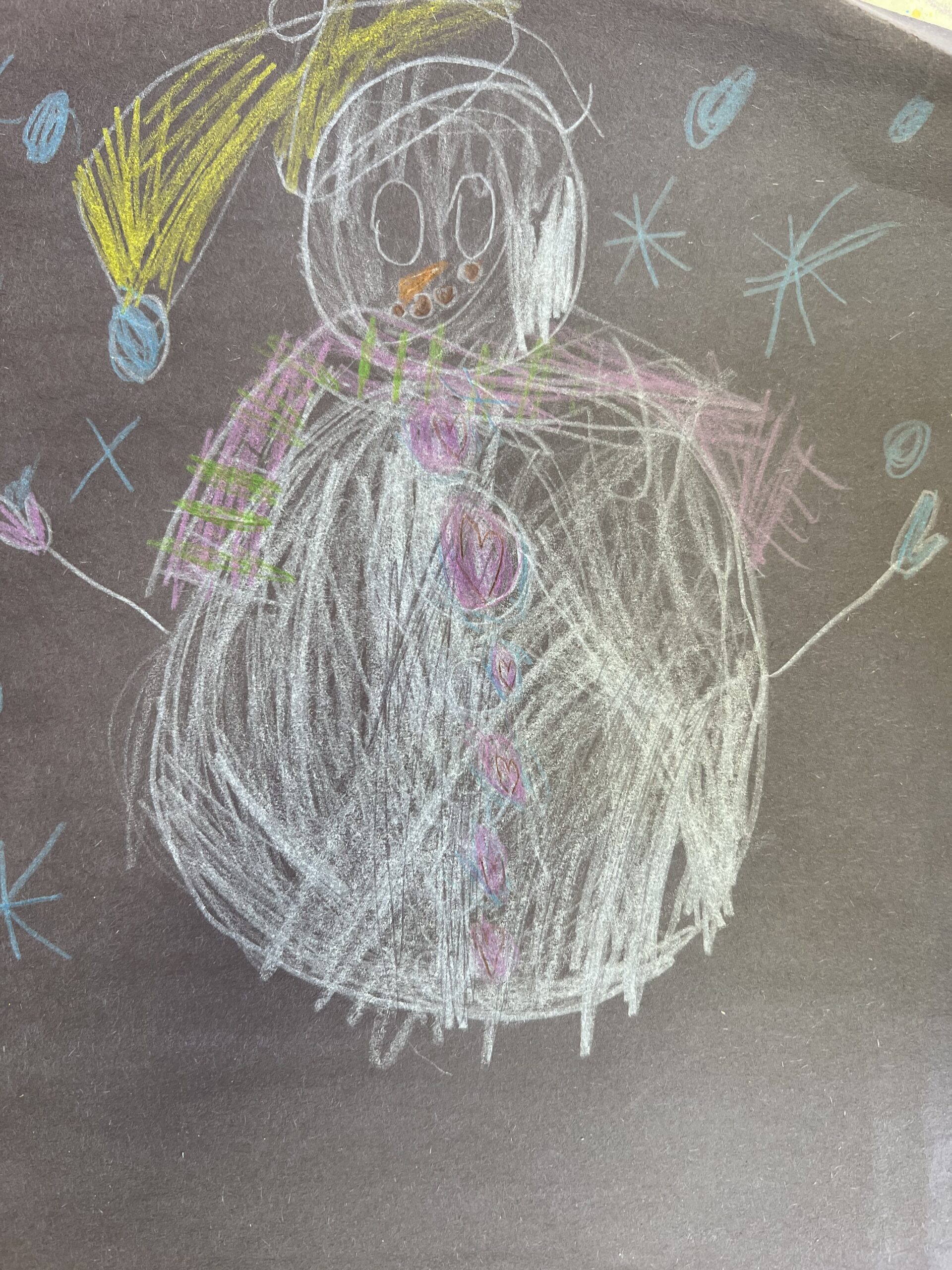 art class snowpeople 2025