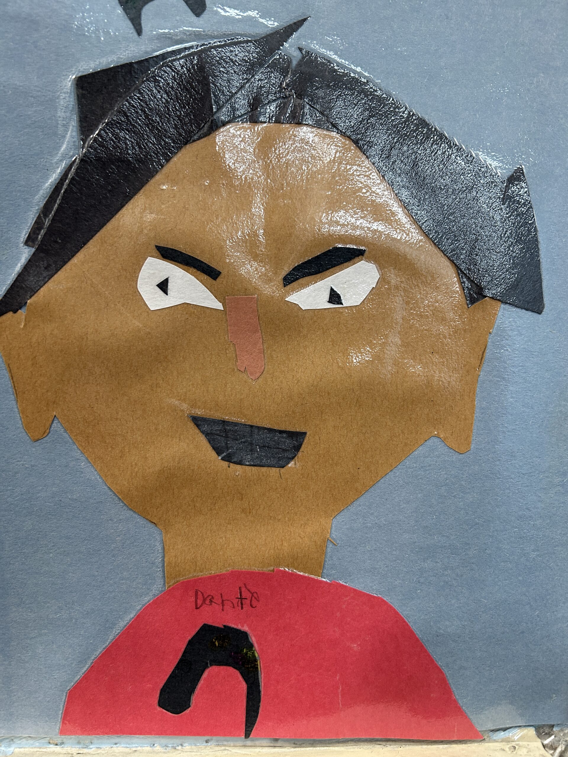 face collages outside of room 16 2025-2026