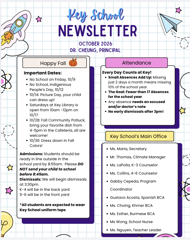 October newsletter